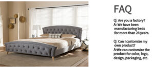 Modern Simple Luxury Fabric Bed