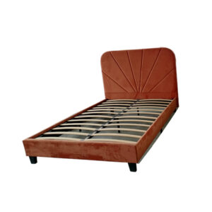 Elegant Semi-circular Headboard Double Bed