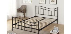 iron frame bed